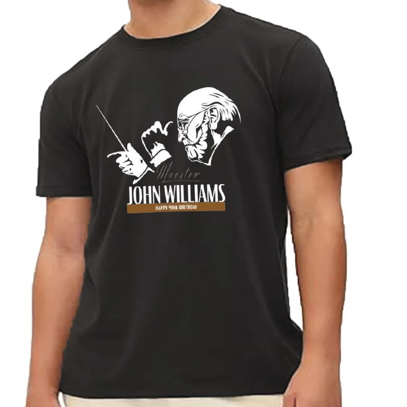 John Williams 90e anniversaire hommage (variante 2) T-Shirt noir vêtements mignons vêtements hauts d'été hommes