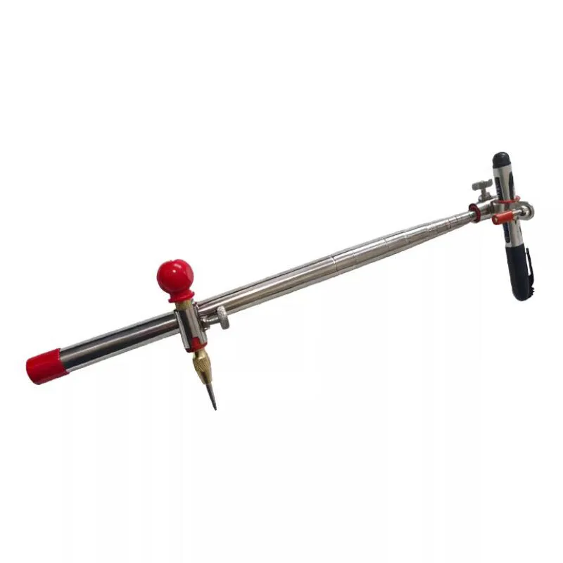 Stainless Steel Telescopic Compass for Drawing Arcs and Lines, Electrician's Marking Aid