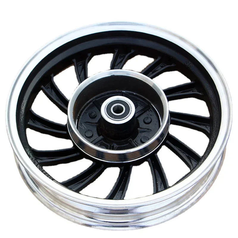 3.00-10 wheel hub aluminum ring steel  vacuum thickened electric tricycle front rear wheels 2.75-10 modification 14x3.2