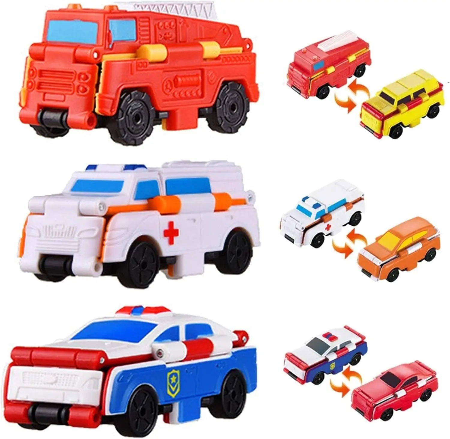 

Flip Racers Transformable Cars, Flipracers Transformable Dual-Design Toy Cars, Flip Racers, Creative Mini 2-in-1 Flip Car Toys