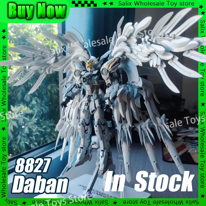 

In Stock Daban 8827 MG 1/100 Snow White Prelude Fix Model Kit Discount Wings Assembly Action Figures Customized