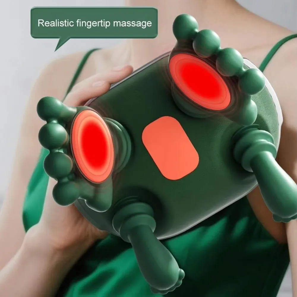 

Bionic Kneading Shoulder Neck Massager Heating Compress Deep Tissue Bionic Kneading Massager Simulates Manual Massage Wireless
