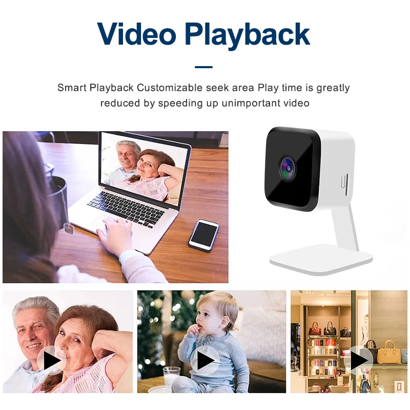 3MP 1296P Tuya APP IR Night Vision Motion Detection WIFI IP Camera AI Humanoid Home Security CCTV Intercom Baby Monitor