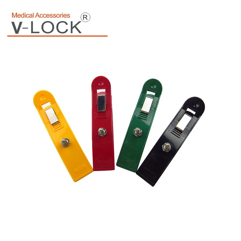 V-LOCK Nickel-plated EKG Limb Clamp Electrodes,Multi-function ,3.0&4.0&snap&clip purpose,with metal spring