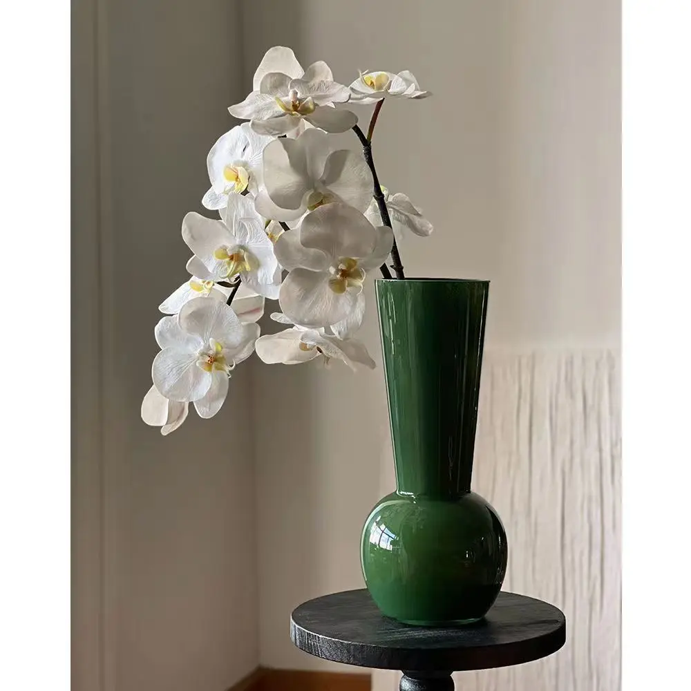 

Solid Color Vintage Vase Dining Table Home Decoration Glass Decoration Creative Flower Simple High-end Sense