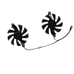 Ventilateur de carte de remplacement,pour Soyo RX 580 8G D5 256BIT, refroidisseur GPU, montage 9.8cm, , ensemble de 2 pièces