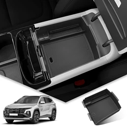 LFOTPP Car Central Armrest Storage Box for Hyundai Tucson NX4 Limited 2025 2026 Auto Interior Hyundai Tucson 2026 Accessories