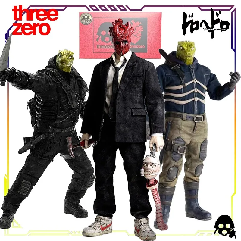 

THREEZERO оригинальная серия Dorohedoro SHIN Heart CAIMAN Cayman аниме фигурка модель игрушки Коллекционная модель подарки для мальчиков
