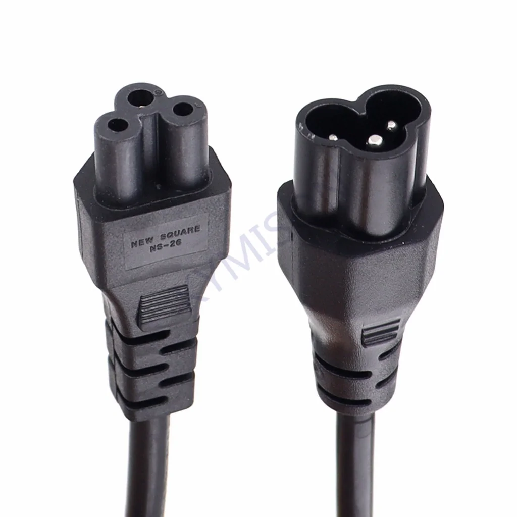 

IEC 3Pin Male to Female Extension Cable ,IEC320 C5 Female to C6 Male Extension Cable,0.3m/0.6m/1m/2m 1 PCS