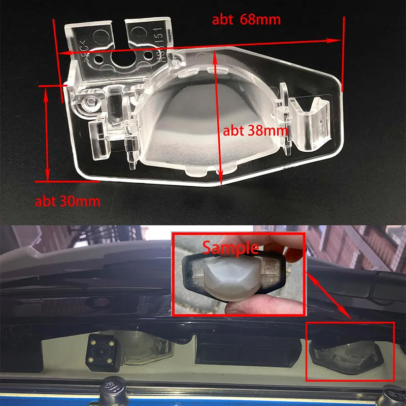 Rear Camera Housing Shell For Honda FR-V Edix Partner wagon Shuttle Hybrid Stepwgn RP RK Jazz Pilot MR-V Vezel HR-V XR-V Insight