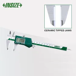 INSIZE Digital Calipers with Ceramic Tipped Jaws,measuring range 0-150mm/0-6