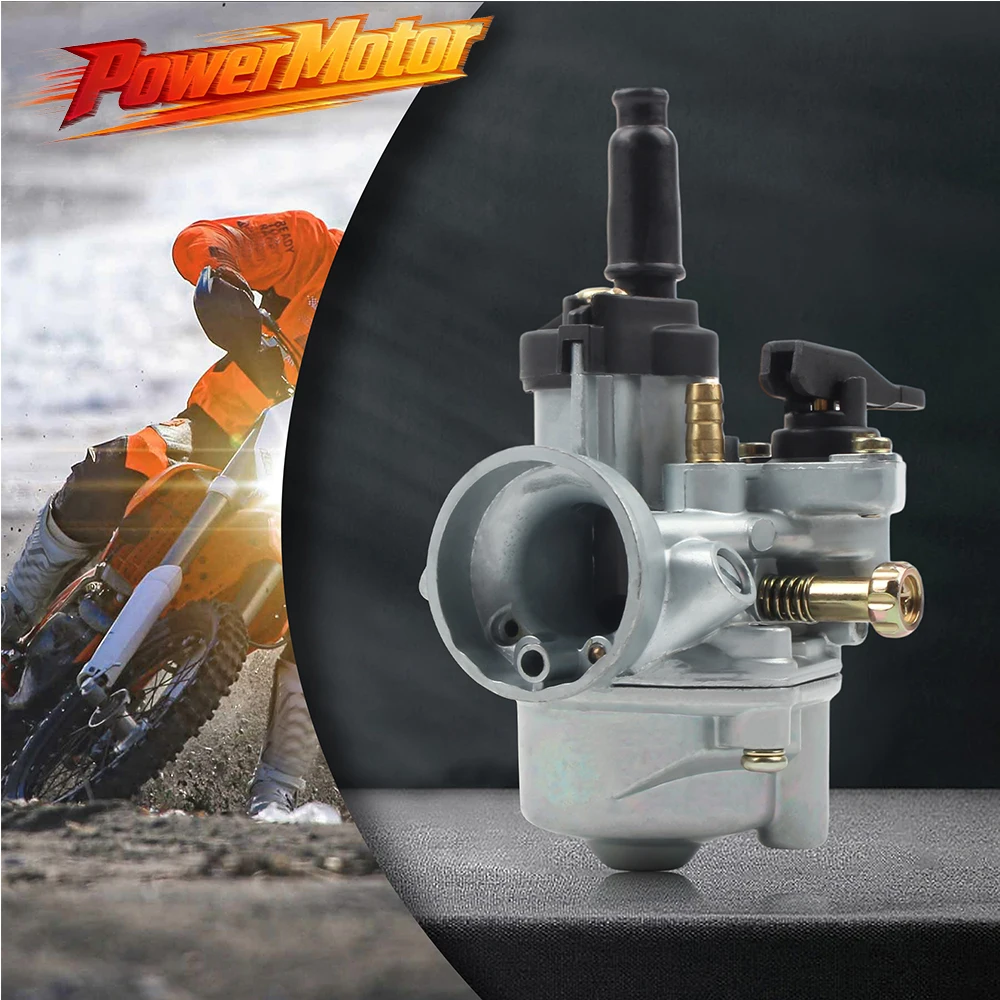 17.5mm Motorcycle Carburetor for Dellorto PHVA 17.5 Tomos A55 50cc 80cc Carb Moped Scooter Motocross Dirt Pit Bike Accessories