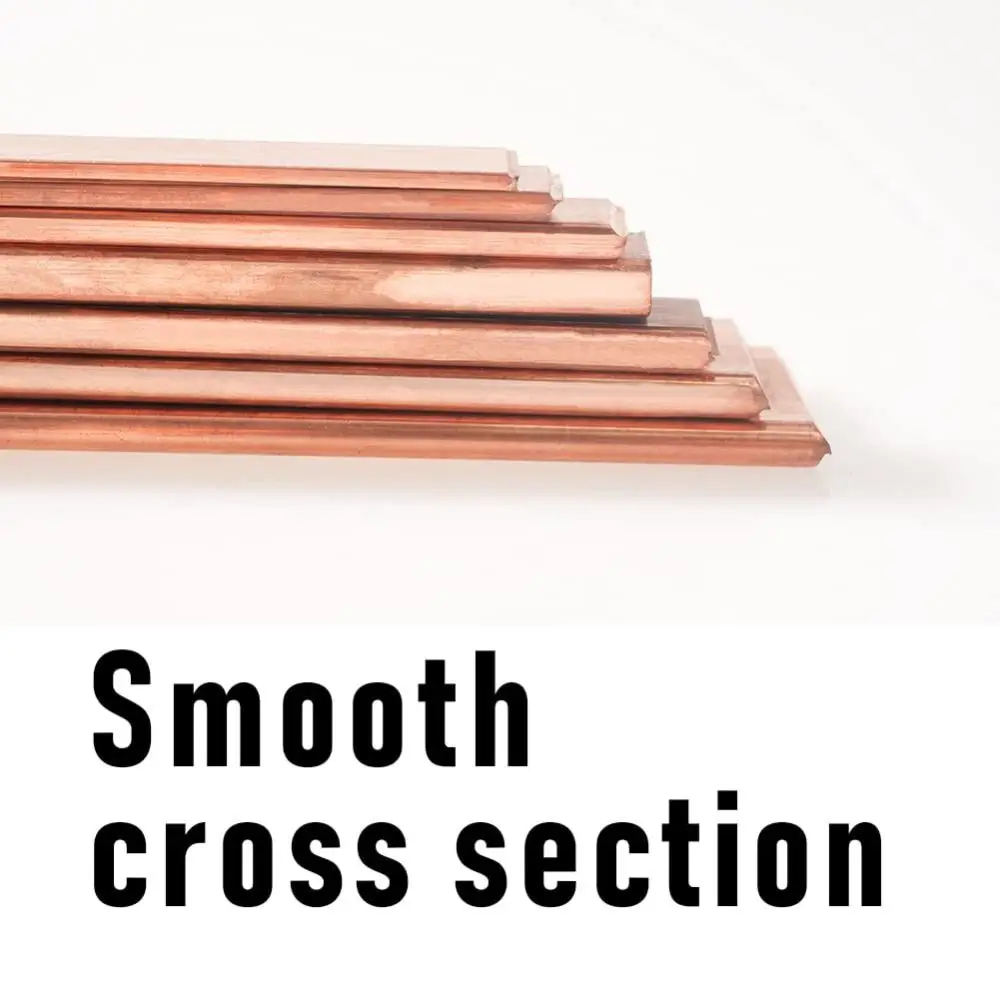 

New Thickness 3mm Copper Flat Bar Length 250mm High Purity Pure Copper Strip Coppers Flat Bar Jewelry Plating