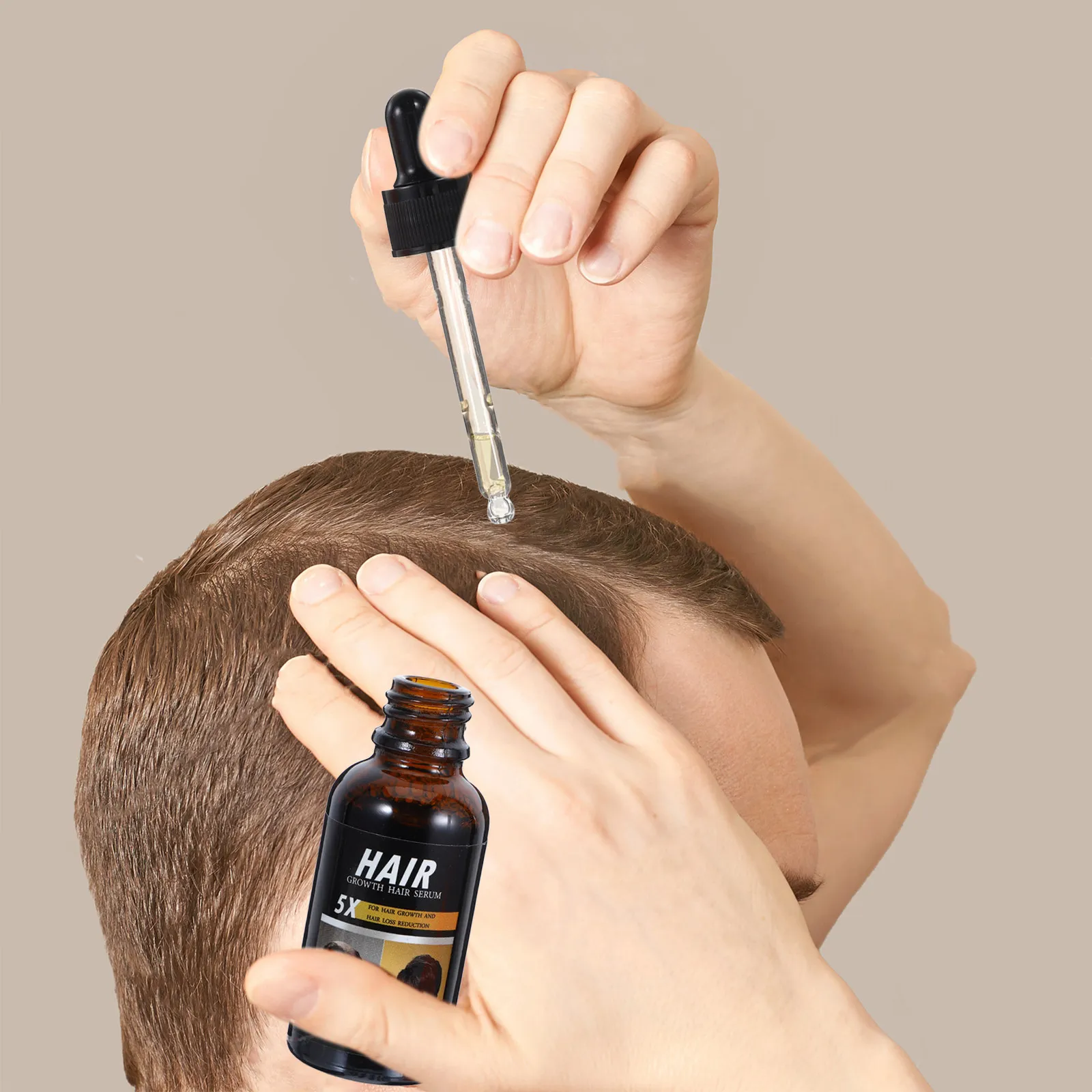 

30Ml Hair Growth Serum Scalp-Soothing Treatment Follicle Nourishing Formula Thickening Strengthening Solution For All Hair Types