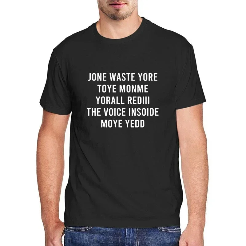 unisex clothes Jone Waste Yore Toye Monme Yorall Rediii shirts casual men tops oversized streetwear 5xl 100 cotton mens t shirt