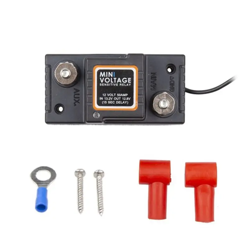 

AEA6-12V VSR Voltage Sensitive Relay Car Intelligent Dual Battery Controller Isolator Car Battery Relay For RV Marine Truck