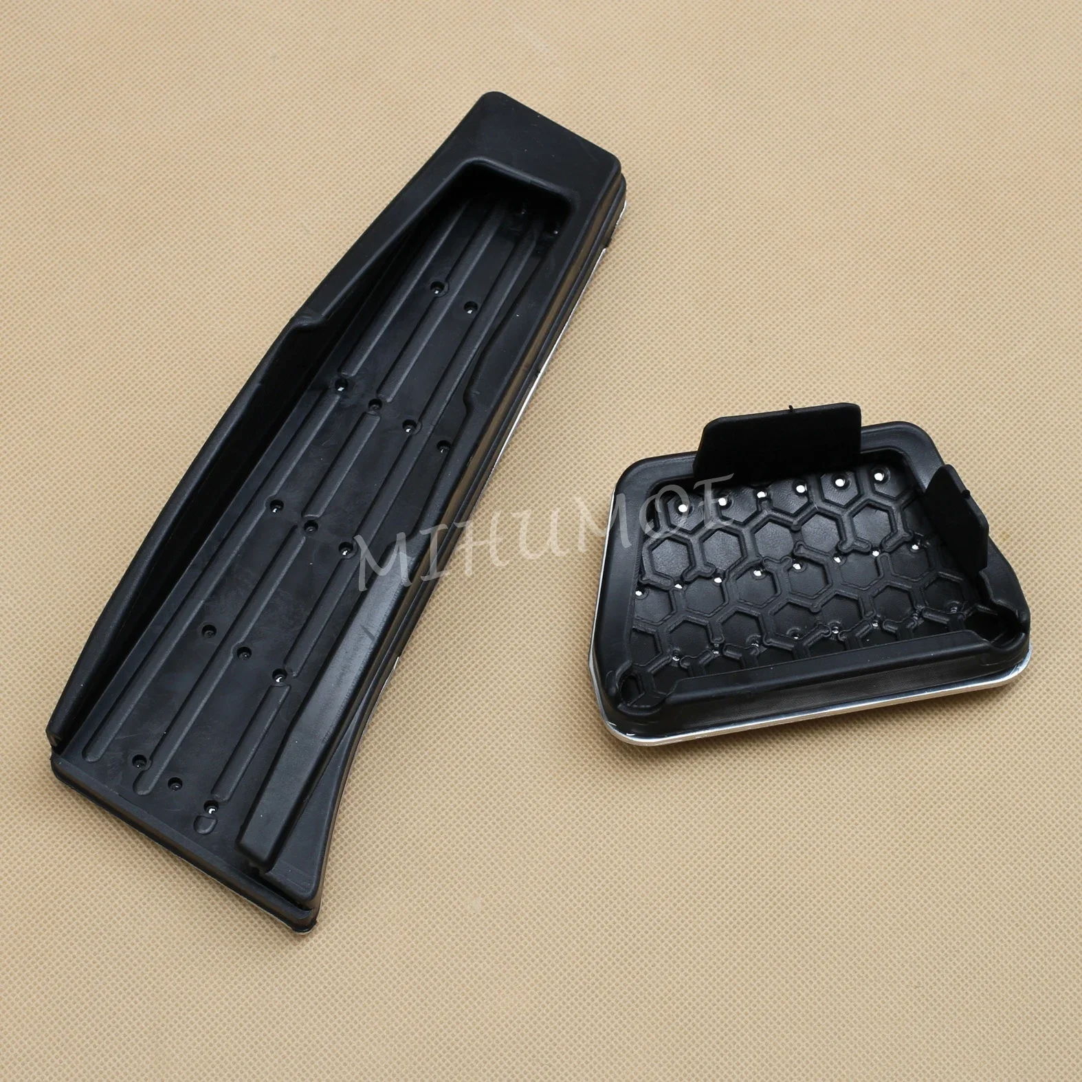 Aluminium Automatic Gas Brake Pedal Pad Covers For BMW E70 E71 E89 E90 F01 F10 F11 F12 F25