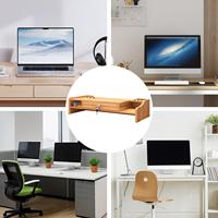 Computer Monitor Stand Ergonomic Height Desktop Storage Shelf Desk Shelf Organizer For Laptop Printer PC TV Screen Pen Home Dorm