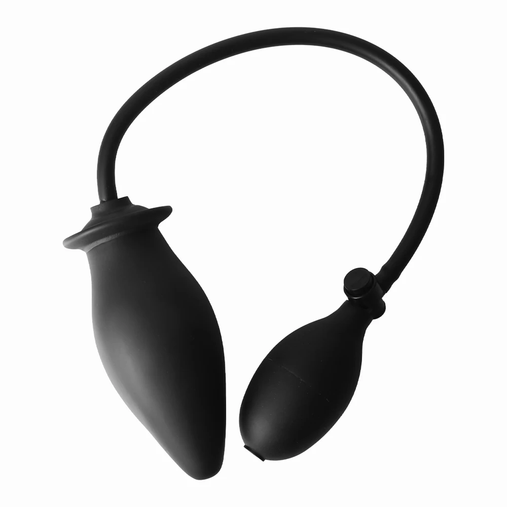 Inflatable Anal Plug Massager Sex Toys for Women Men Backyard Expandable Butt Plug Anal Dilator