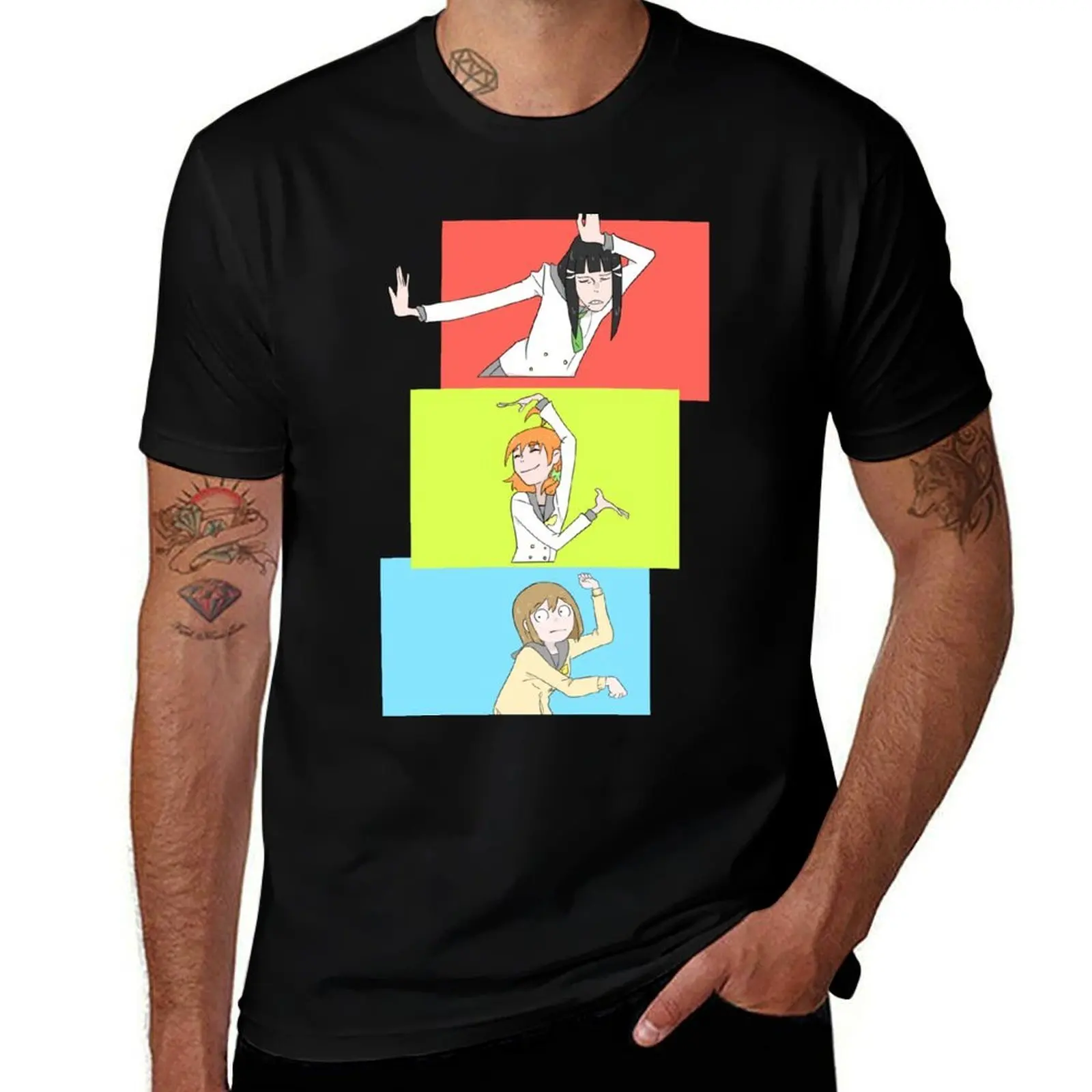 Eizouken ni wa Te wo Dasu na! T-Shirt Casual All Match Tee Shirt for Men T-Shirt