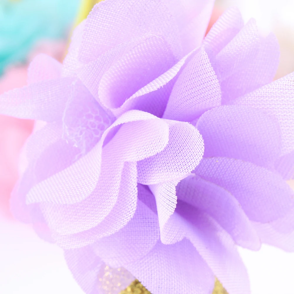 

Purple Crown Hair Accessories 1 Year Old Birthday Headband Baby Girls Photo Prop Party Supplies