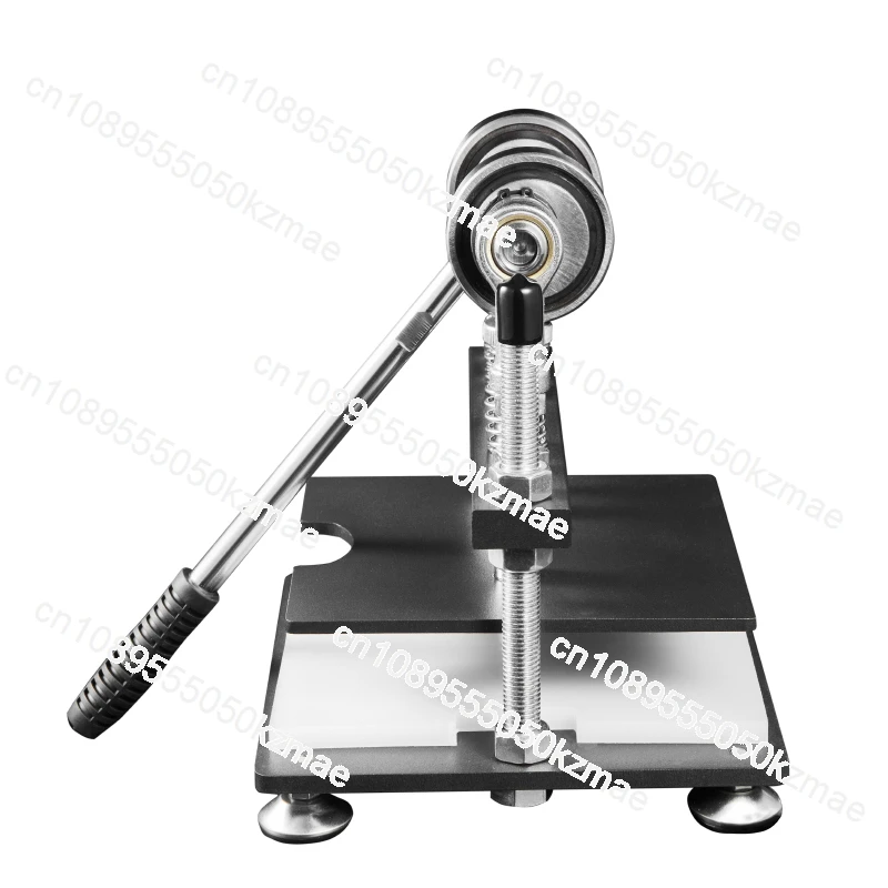 Handmade Leather Die-cutting Machine, Fabric Leather Cutting Tool, with Scale Positioning Ruler, Small Sample Making Equipment