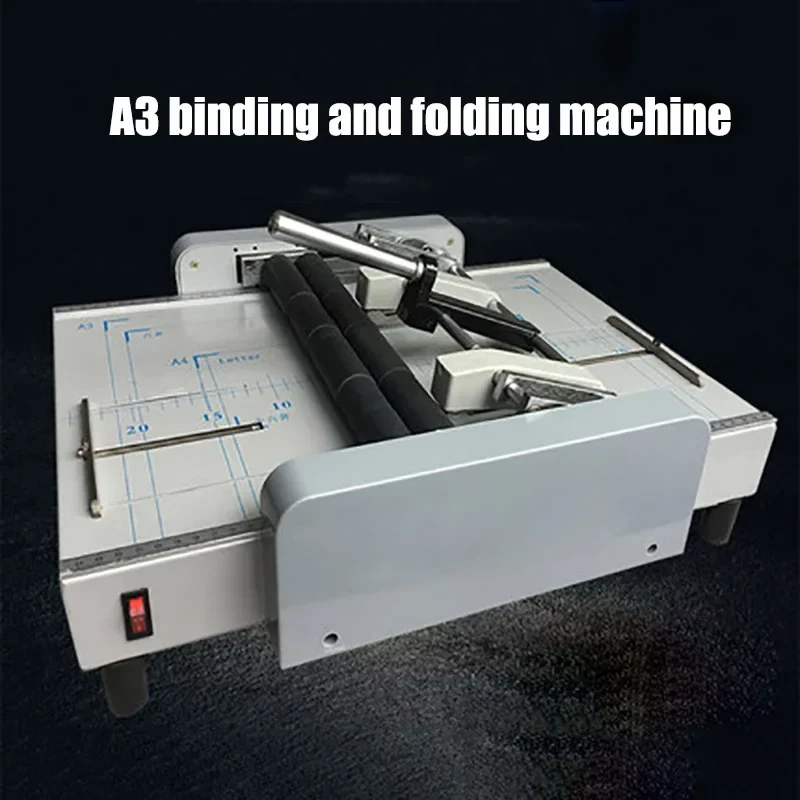 220V A3 Electric Binding Machine Electric Paper Creasing Machine Folding Machine Tools