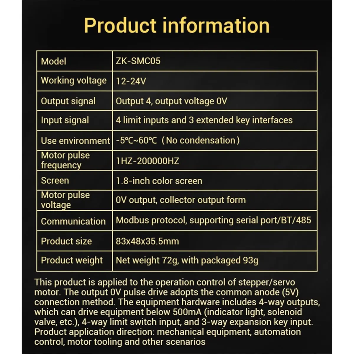 

A32M SMC05 Color Screen CNC Lifting Voltage DC Adjustable Regulated Power Supply Module DC 12-24V