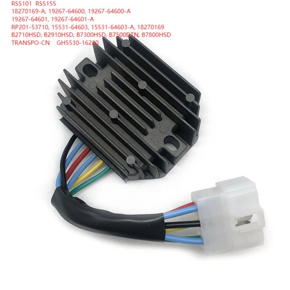 

RECTIFIER REGULATOR For Kubota & Grasshopper RS5101 RS5155 18270169-A, 19267-64600, 19267-64600-A，15531-64603，GH5530-16220