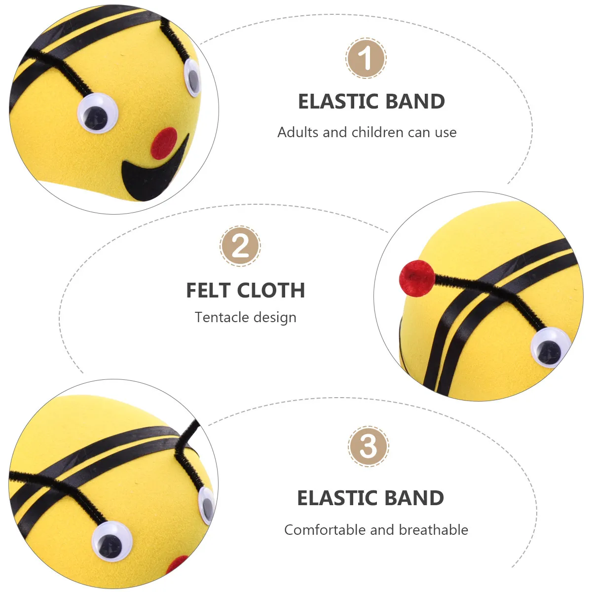 

4 шт. шапки с животными, мультяшные головные уборы, эластичные шапочки, детские аксессуары, товары для вечеринок, безопасный материал, 3D дизайн, костюмы на Хэллоуин