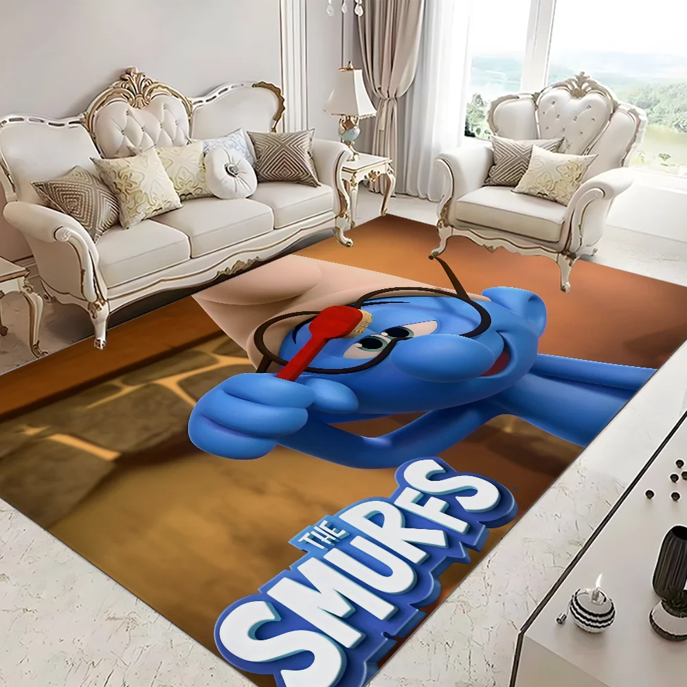 SMURF Bath Mat Nordic Style Home Doormat Bathroom-Toilet Mats Bedroom Welcome Doormat