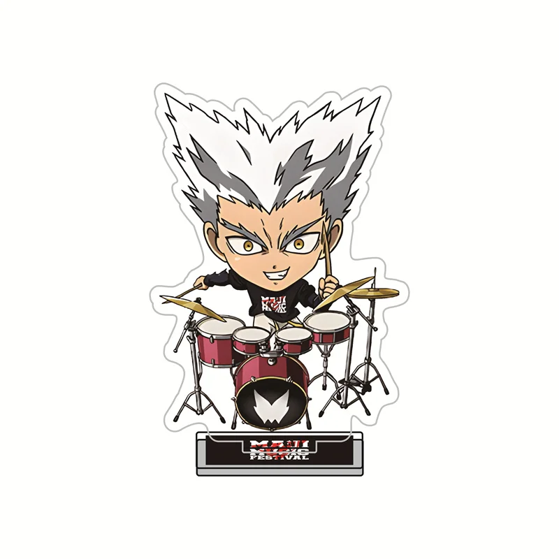 10CM Anime ONE PUNCH MAN Acrylic Stand King/Zombieman/Superalloy