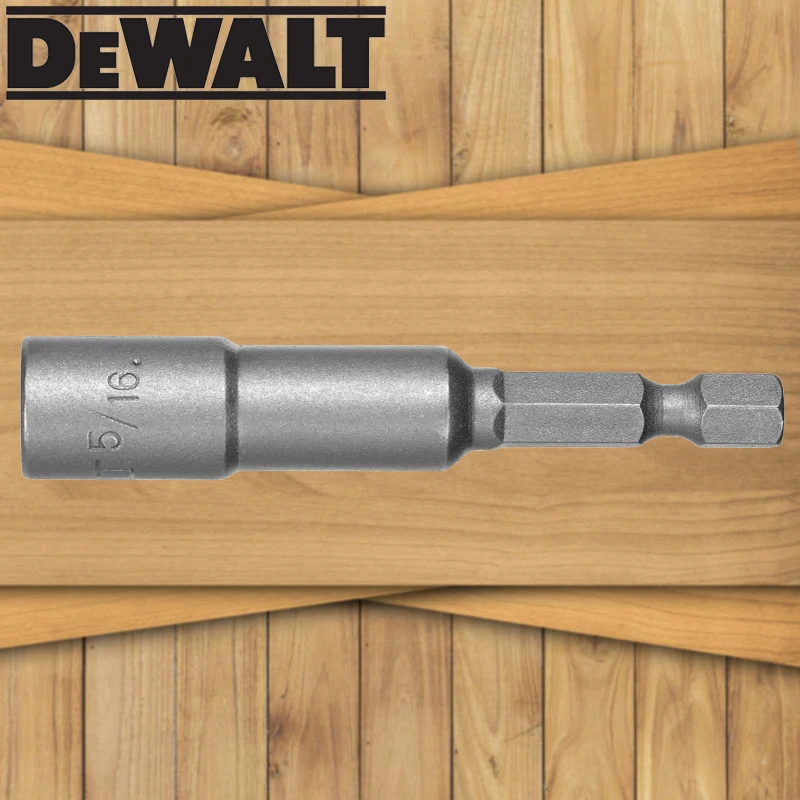 DEWALT DW2222B Magnetic Durable Hexagonal Socket Driver 1.59 x 7.24 Centimeters Super Strong Magnet Nut Screwdriver