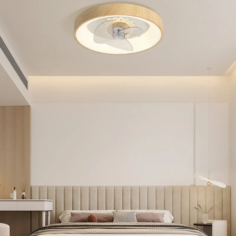 

Fan Light Ceiling Light Minimalist Nordic Personalized Circular Restaurant Bedroom Book Room Electric Fan Lamp