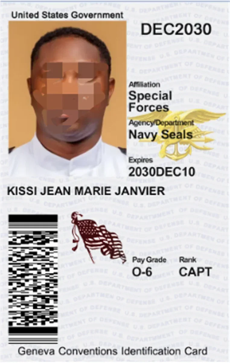 US Navy SEALs COS anime ID props can be personalized and customized