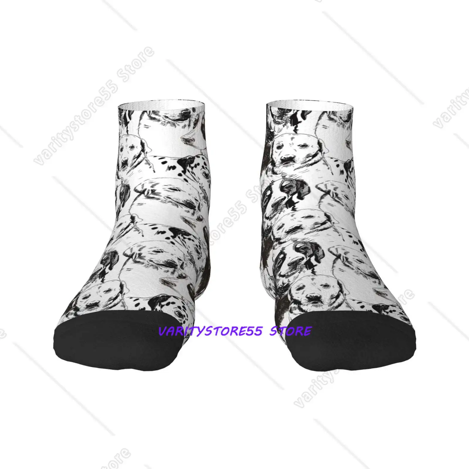 

Labrador Retriever Dog Pattern Crew SocksToe Seamed Ankle Cushioned Breathable Athletic Crew Sports Socks
