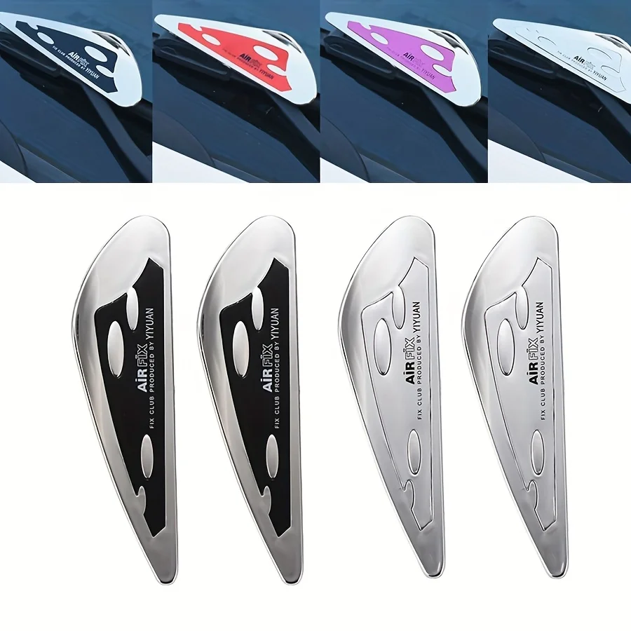 

2Pcs Universal Windscreen Wiper Stand Wing Blades With Pressure Tablets Plastic Wings Car Exterior Wiper Protective Accessories