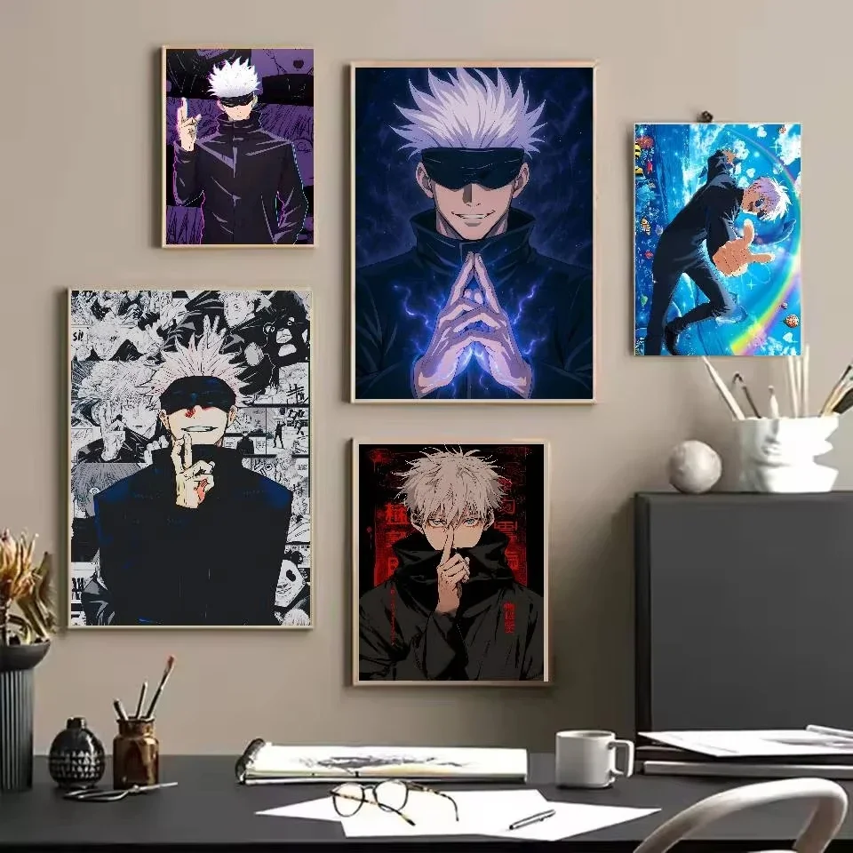Jujutsu Kaisen Gojo Anime 5D Full Round Drill Diamond Painting Collection Mosaic Embroidery Art Home Wall Decor DIY Craft