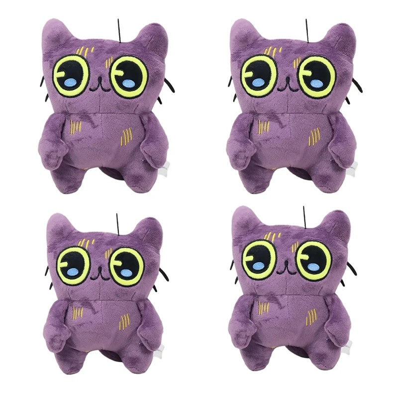 

Тостада Кот с большими глазами, плюшевая игрушка, игровая периферия, мягкая плюшевая игрушка, мягкий удобный компаньон для сна, пушистая кукла-кошка, коллекционные подарки