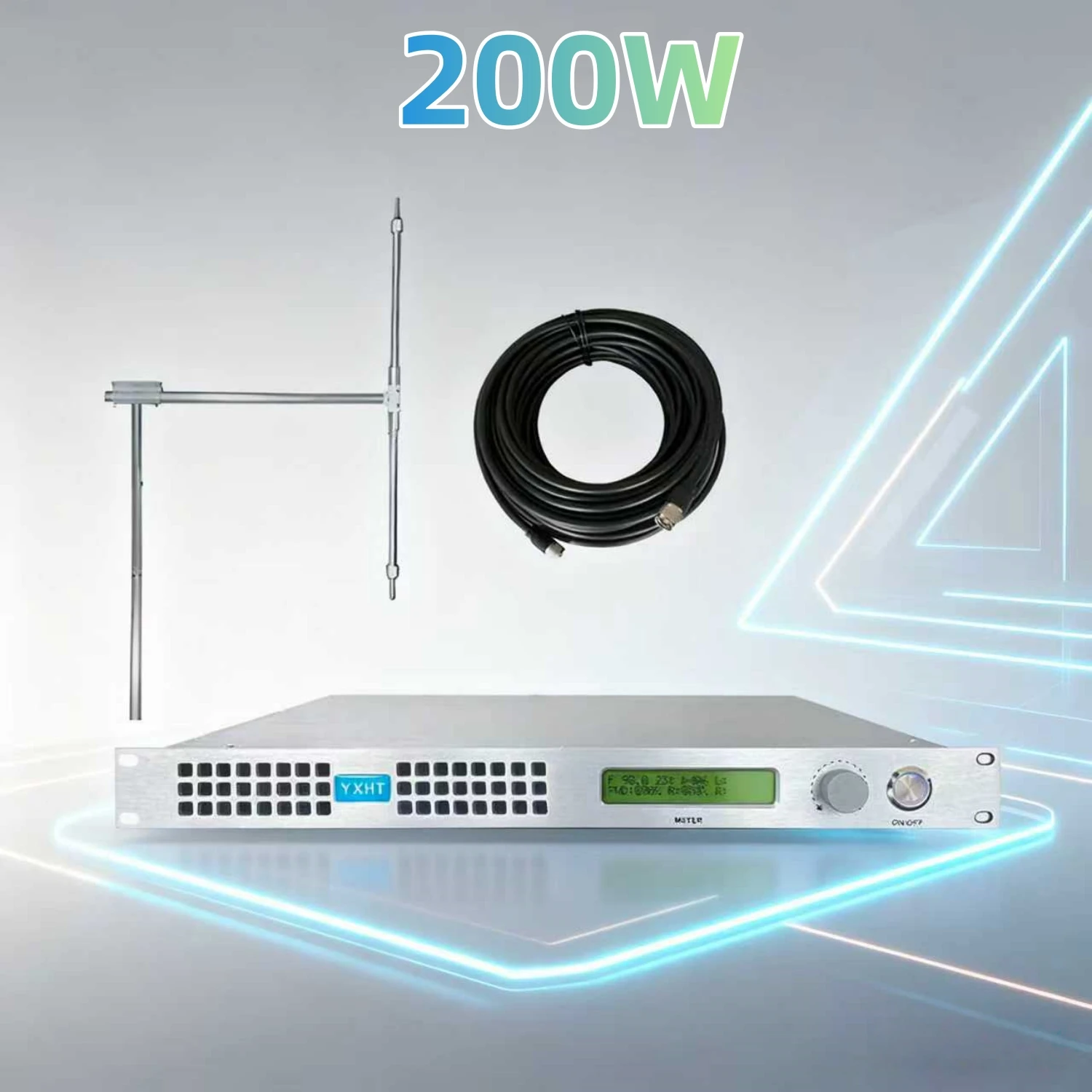 

HP- Durable 200W FM Transmitter with Antenna & Cable – High-Quality Fast-Charging Stable for Mobile Security & Escort Services