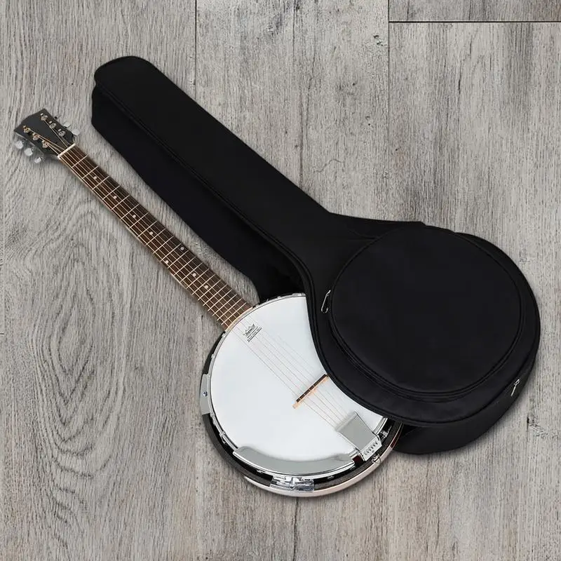 

Banjo Case Carrying Gig Bag For 5-String Banjos Interior Padded Banjo Storage Bag Protective Banjos Musical Instrument Carrier