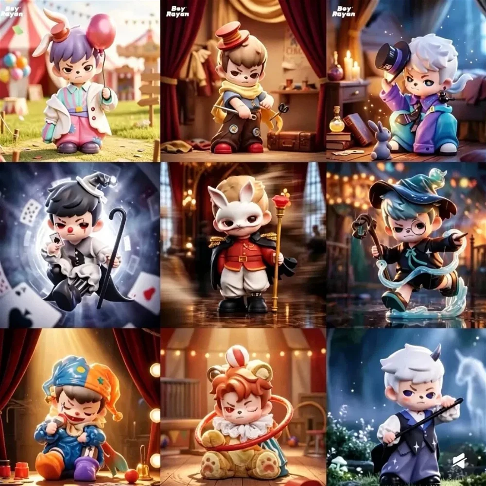 New Rayan Tent No. 07 Series Blind Box Cute Figure Doll Ornament Model Cool Desktop Decoration Mystery Bag Toy Gift Collections