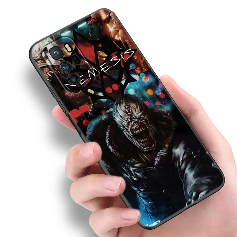 R-resident Evil Game Phone Case For Xiaomi Redmi Note 10 11 11S 12 4G 8 9 11E 11T Pro Plus 10T 5G 8T 9S 10S 12S Black Cover