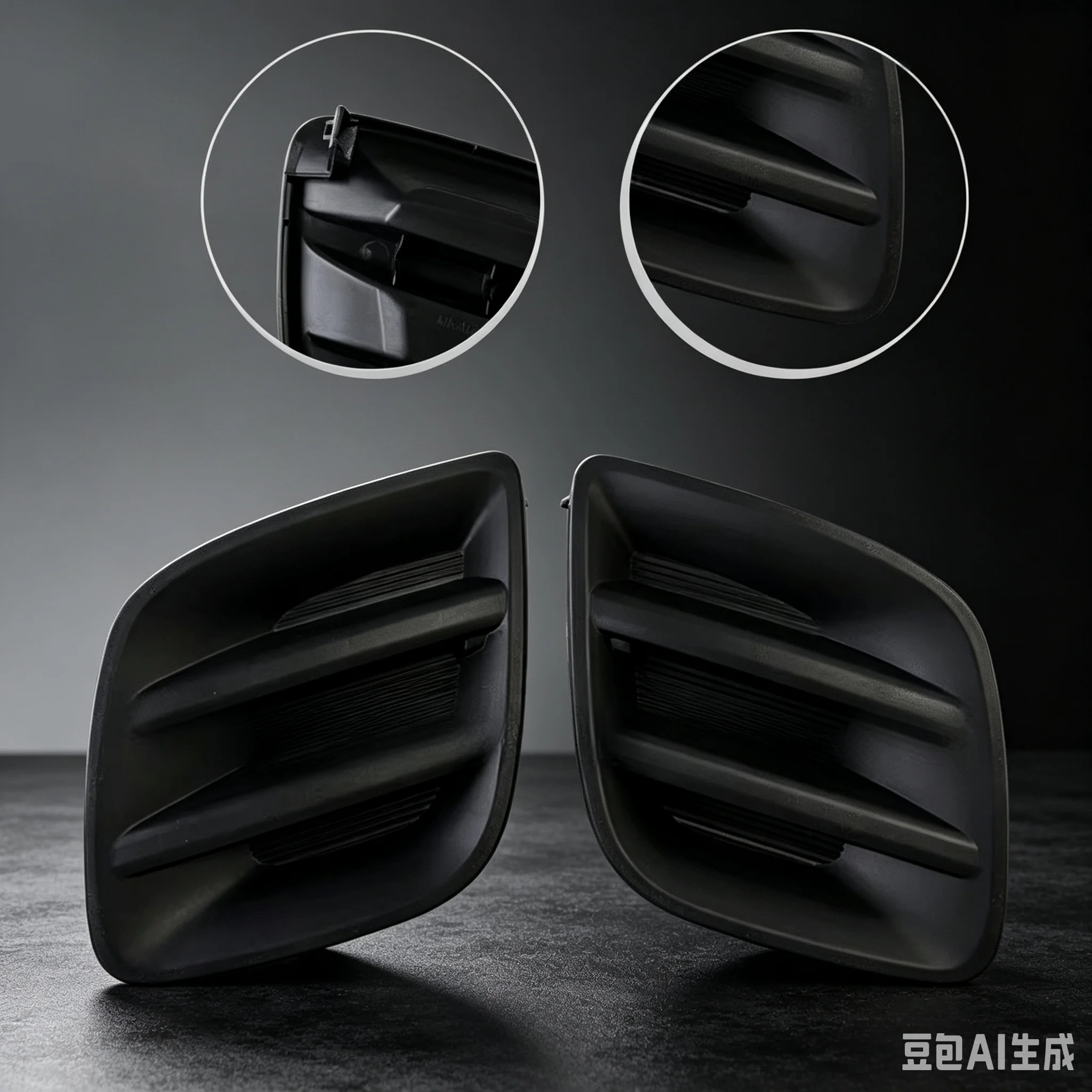 Front Pair Fog Light Hole Covers For Toyota For Rav4 2009-2012 52128-42080 Fog Lamp Frame Front Bumper Fog Light Cover Trim