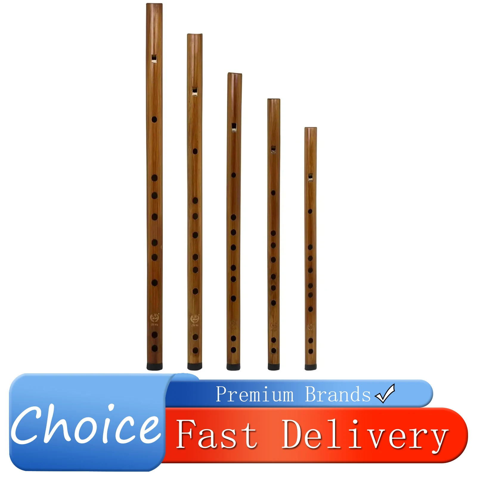 Flauta de Bambú M MBAT ZD-03, Instrumento de Viento Profesional, Clave C/D/E/F/G, Flauta China Tradicional, Dizi, Flauta Transversal ﻿