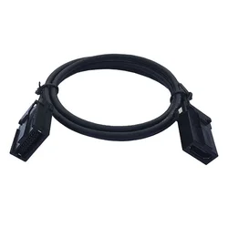 Cable dedicado de vídeo HD para coche, 0,7 M, compatible con HDM, versión 1,4, tipo E, macho a AF, hembra, negro