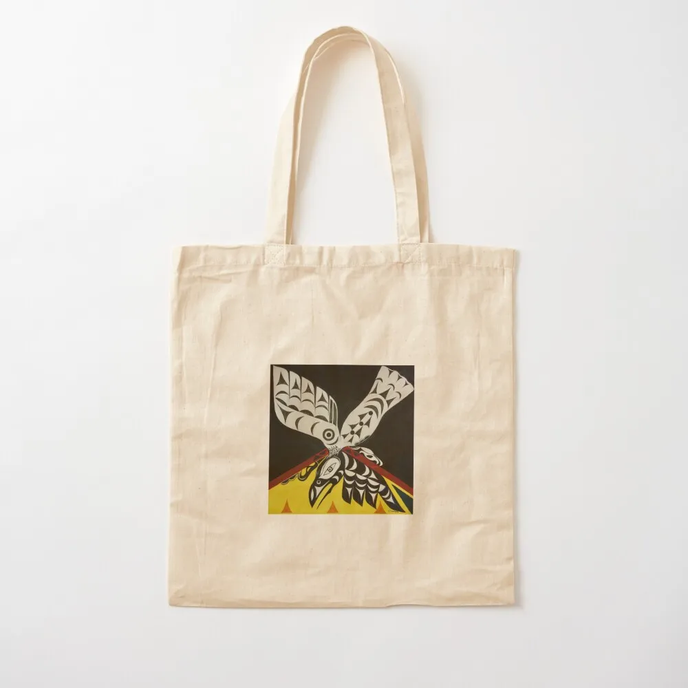 

Raven into the light Tote Bag Canvas shoulder bag Portable shopping bag Women's handbag tote university Canvas Tote