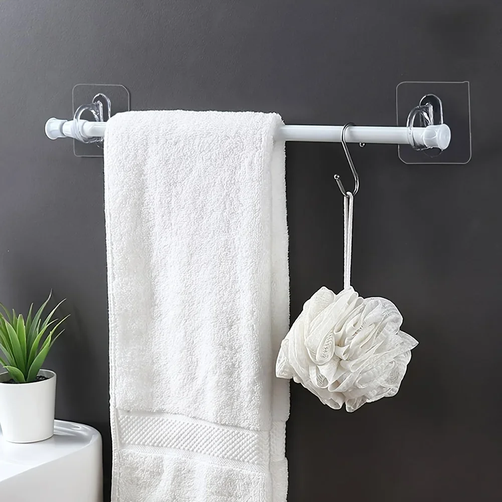 5/10pcs Circular Hook Sticker Multifunctional Storage Small Hook Circular Hook Sticker Wall Mounted Shower Gel Storage Rack