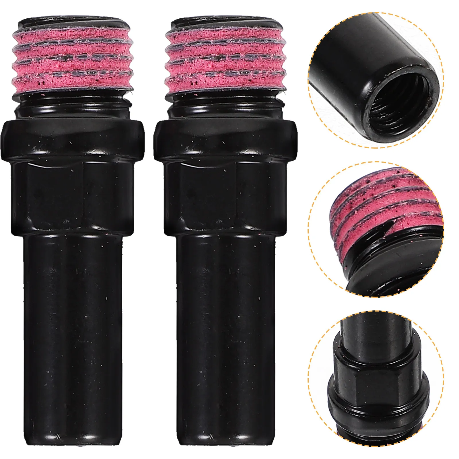 2Pcs Systems Column Screw M10 Bike Brake Parts Black Strong Lightweight High Temperature Resistance Parts