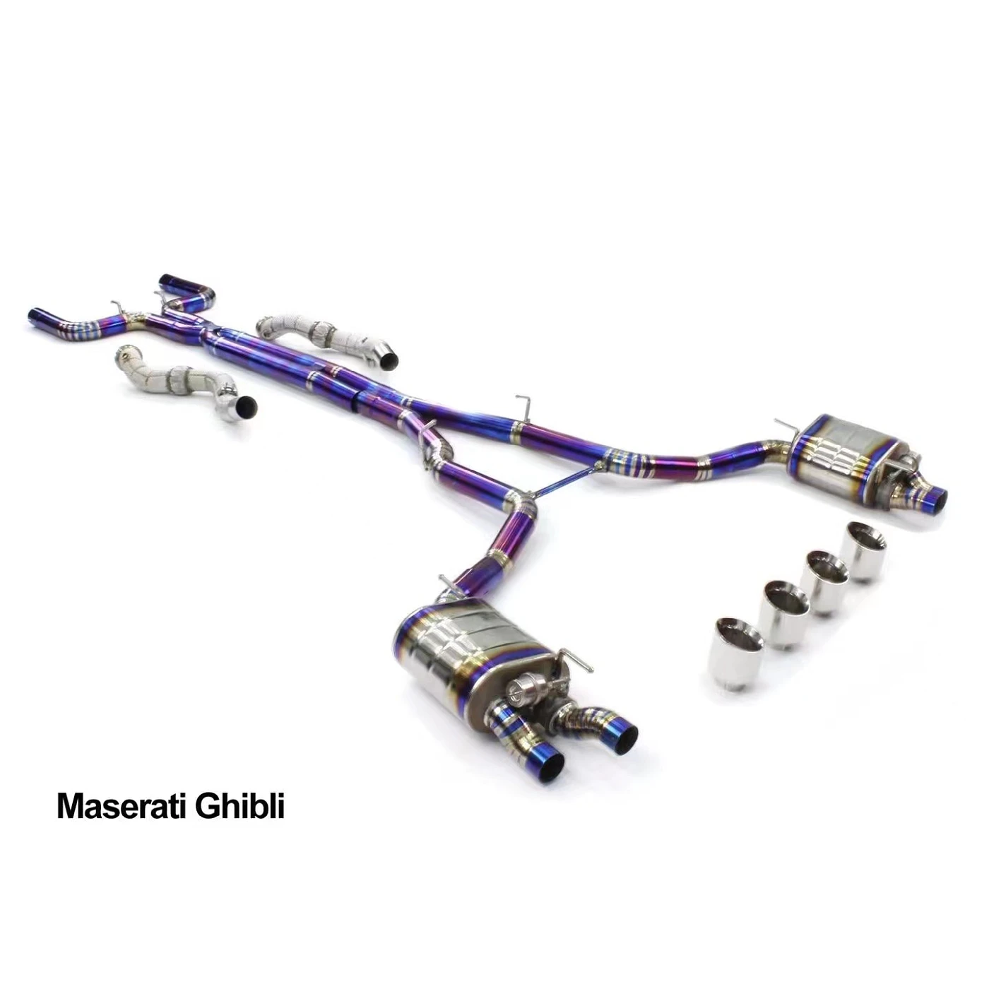 Titanium Exhaust System For Maserati Ghibli Catback System